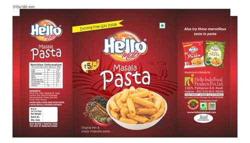 Masala Pasta Fryums Masala Pasta Fryums